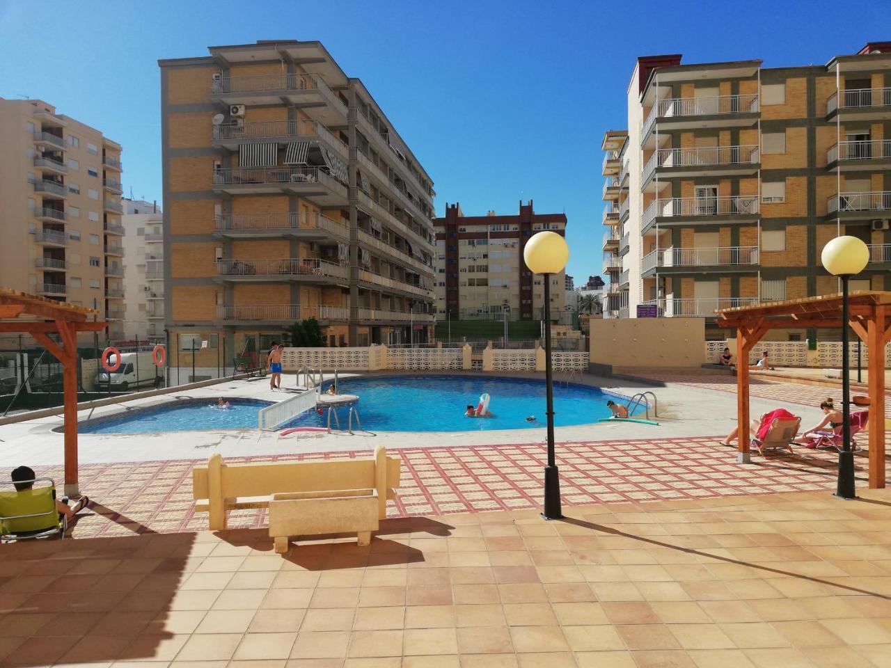 Apartamentos Infante Primera Linea - Solo Familias Serviplaya Playa de Gandia エクステリア 写真